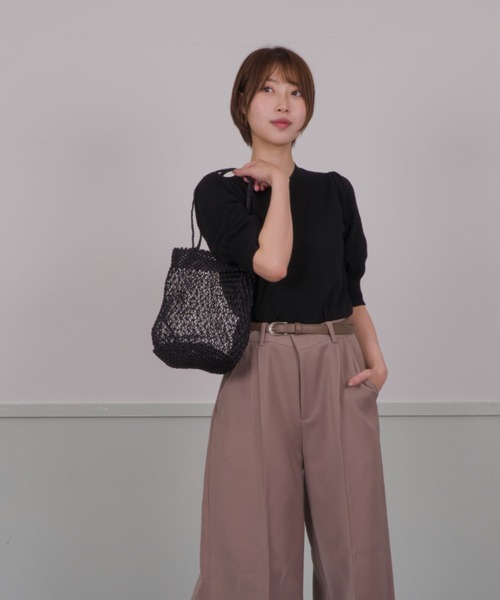 「The Bagmati」 かごバッグ FREE ブラック レディース_画像6