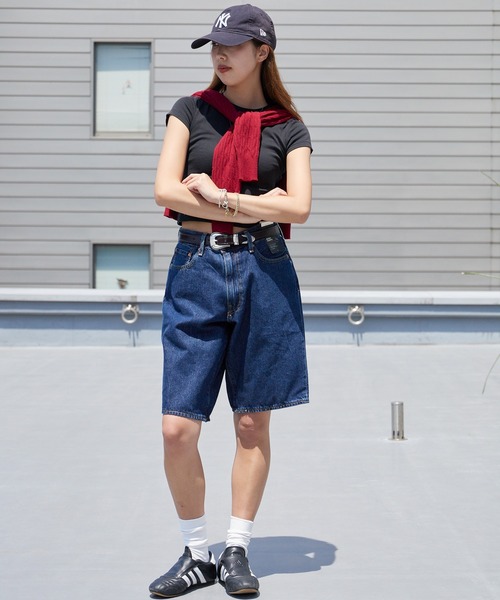 Levi's（リーバイス） ワイドパンツ ハーフパンツ ジーンズ 短パン 478