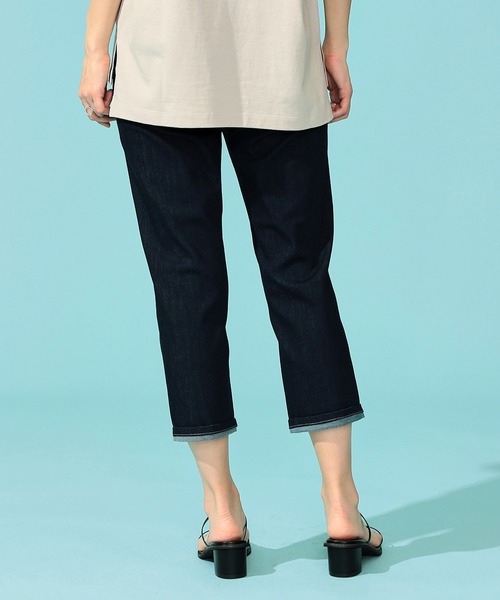 「C17」 クロップドパンツ MEDIUM グレー レディース_画像8