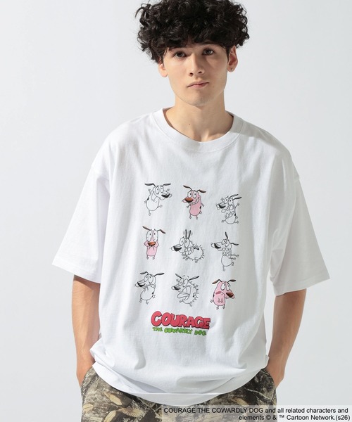 niko and…（ニコアンド） tシャツ 「Courage the Cowardly Dog