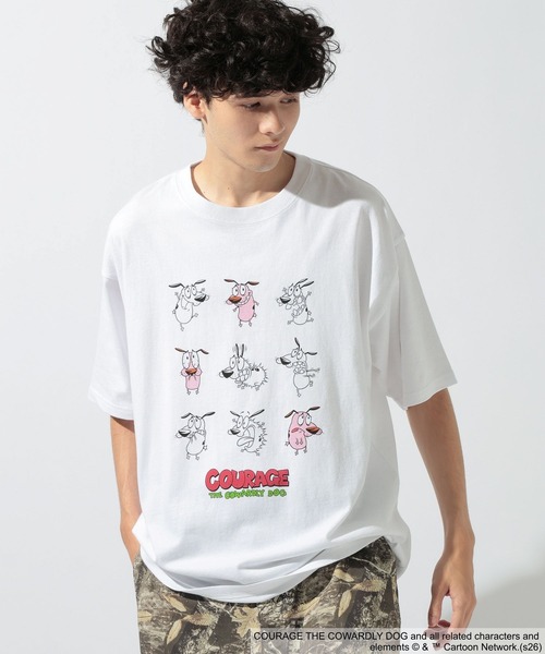 niko and…（ニコアンド） tシャツ 「Courage the Cowardly Dog
