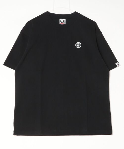 「AAPE BY A BATHING APE」 半袖Tシャツ SMALL ブラック メンズ_画像2