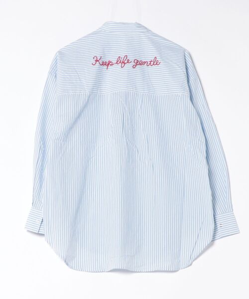 「GEORGE'S」 長袖シャツ FREE ブルー レディース_画像2