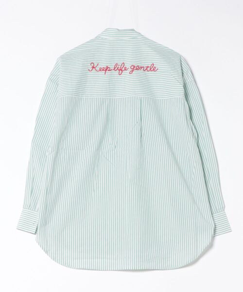 「GEORGE'S」 長袖シャツ FREE ブルー レディース_画像3