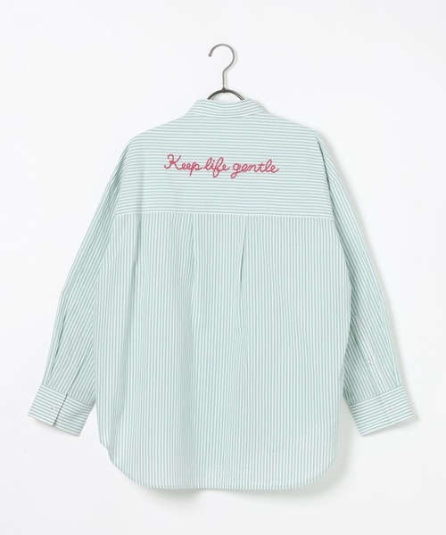 「GEORGE'S」 長袖シャツ FREE ブルー レディース_画像5