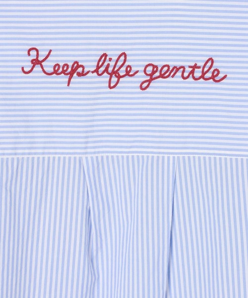 「GEORGE'S」 長袖シャツ FREE ブルー レディース_画像9