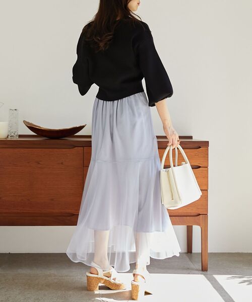 「MAJESTIC LEGON」 ニットカーディガン MEDIUM ピンク レディース_画像5