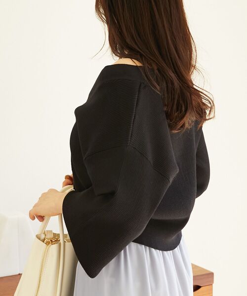 「MAJESTIC LEGON」 ニットカーディガン MEDIUM ピンク レディース_画像9