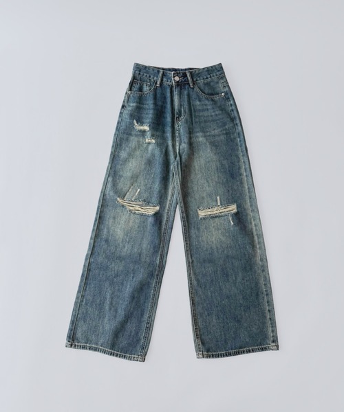 「on:nue」 デニムパンツ MEDIUM ブルー レディース_画像5
