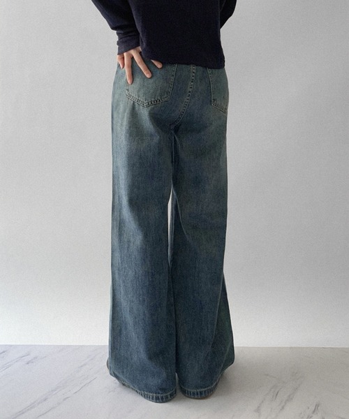 「on:nue」 デニムパンツ MEDIUM ブルー レディース_画像8