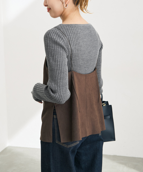 ニット セーター リブニットプルオーバー レディース | Spick＆Span | 10