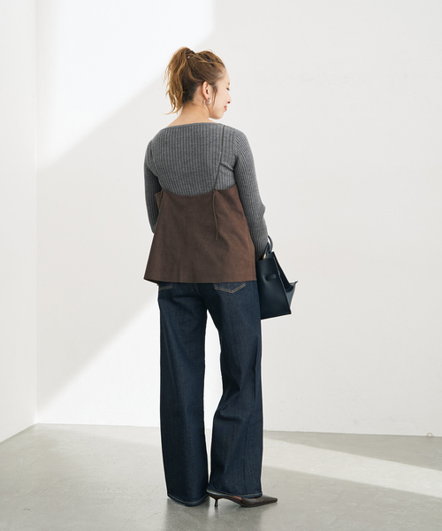 ニット セーター リブニットプルオーバー レディース | Spick＆Span | 12