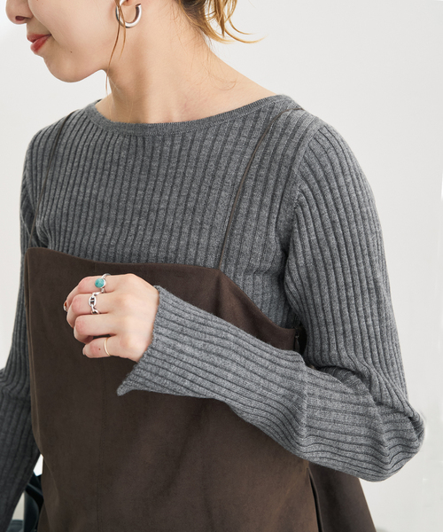ニット セーター リブニットプルオーバー レディース | Spick＆Span | 13