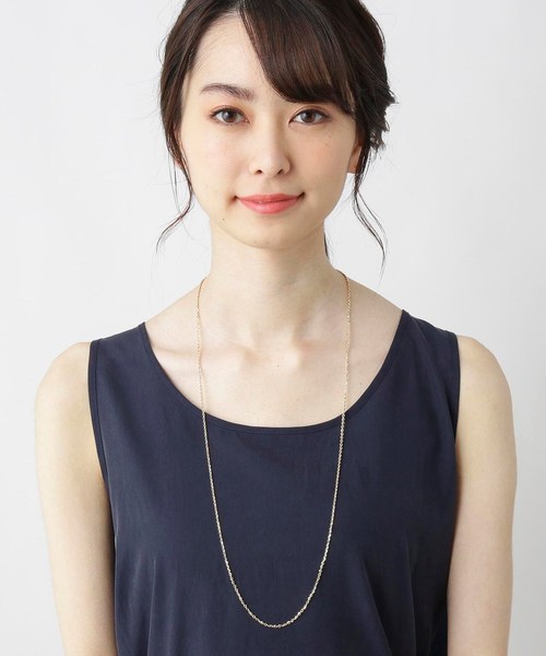 ネックレス K10トゥインクル ネックレス レディースの画像