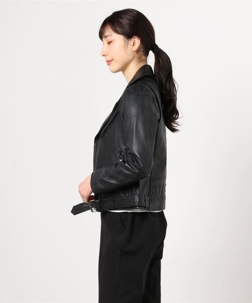 London Denim 高機能耐水機能 ラムレザー ライダース ジャケット London Denim ジャケット ライダースジャケット 高機能耐水機能