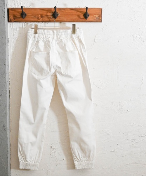 新品　ラッセルノ　パンツ　春夏　ジョガー　ナイロン　ストレッチ　ホワイト　5 パンツ ストレッチジョガーパンツ レディース メンズ : ZOZOTOWN Yahoo