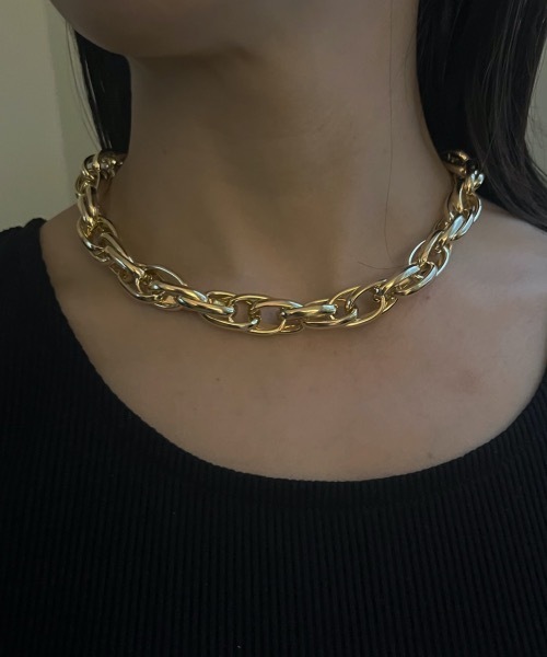 パ*ロ様 A.P.C. ゴールドチェーンネックレス Gold A.P.C. Necklace by A.P.C. on Sale