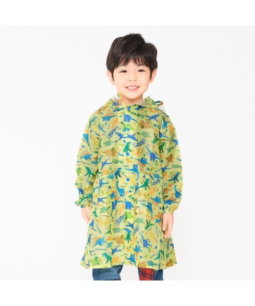 Kids Foret レインコート カッパ KF 男児総柄レインコート