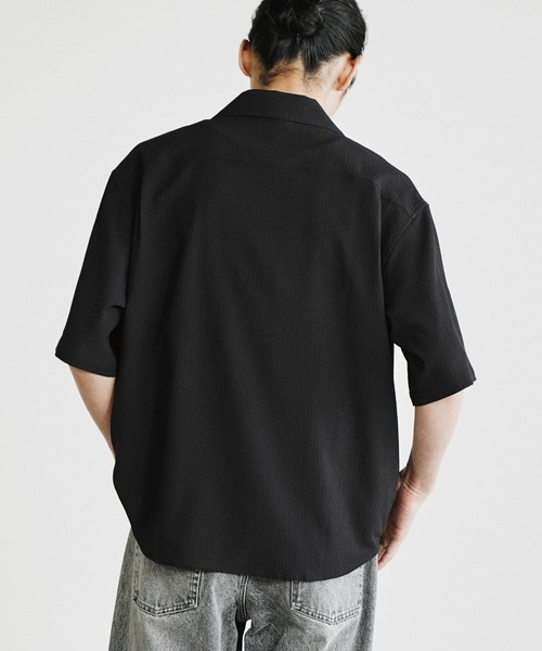 WYM LIDNM シャツ 半袖 WASHER H/S SKIPPER SHIRT メンズ レディース
