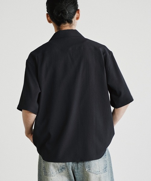 WYM LIDNM シャツ 半袖 WASHER H/S SKIPPER SHIRT メンズ レディース