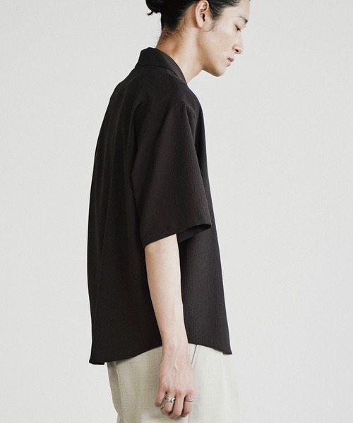 WYM LIDNM シャツ 半袖 WASHER H/S SKIPPER SHIRT メンズ レディース
