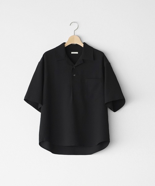 WYM LIDNM シャツ 半袖 WASHER H/S SKIPPER SHIRT メンズ レディース