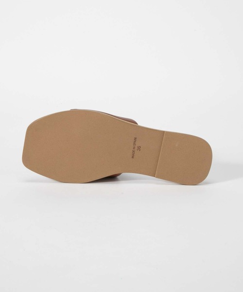 REMME サンダル LEATHER FLAT SANDAL レメ レザー フラット