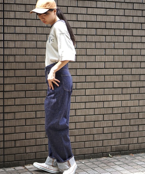 ブルックリンオーバーオール ハイウエスト デニム BROOKLYN OVERALL ジーンズ デニム デニムパンツ ハイウエスト