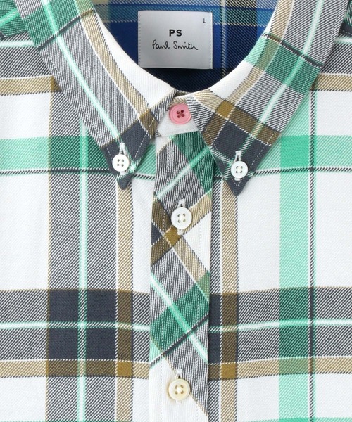 PS PaulSmith シャツ Pale Blue Organic Cotton PS Logo T-Shirt Paul Smith