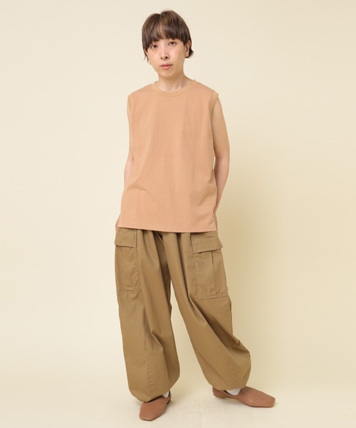 パンツ nao RNA-N パンツ R4177 オックスパラシュートパンツ レディース