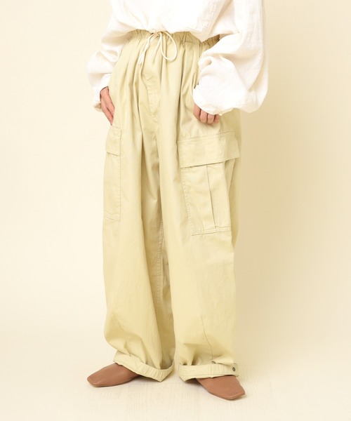 RNA-N パンツ R4177 オックスパラシュートパンツ レディース