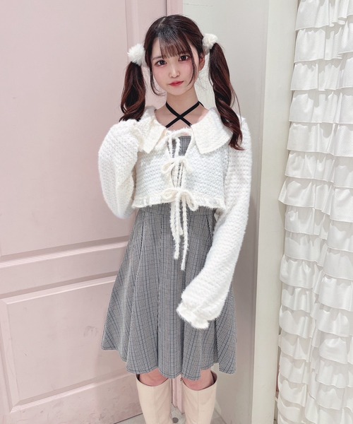 Honey Cinnamon（ハニーシナモン） セットアップ リボン付きスクエア