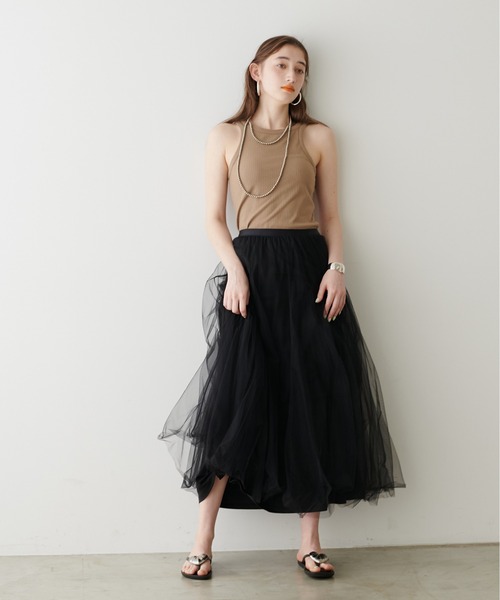 ラルータ LARUTA レオパード柄 ボリュームチュールスカート LARUTA】ボリュームチュールスカート（スカート）｜LARUTA（ラルータ