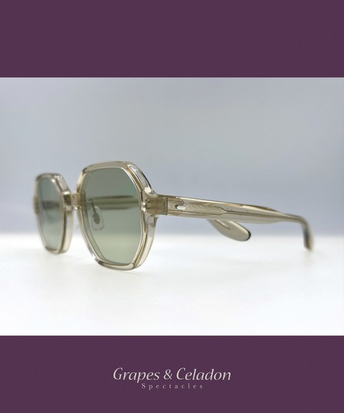 Grapes ＆ Celadon 伊達メガネ メガネ 眼鏡 Grapes＆Celadon 