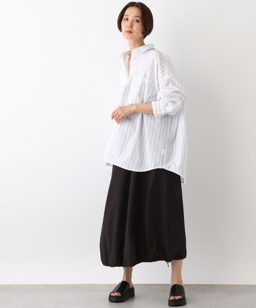 ao出品 LEPSIM ブラウス シャツ ストライプBIGシャツ 108528 レディース
