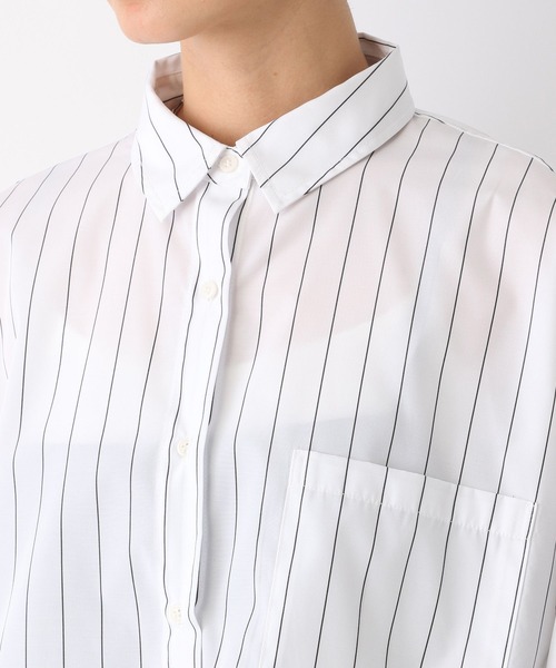 ao出品 LEPSIM ブラウス シャツ ストライプBIGシャツ 108528 レディース