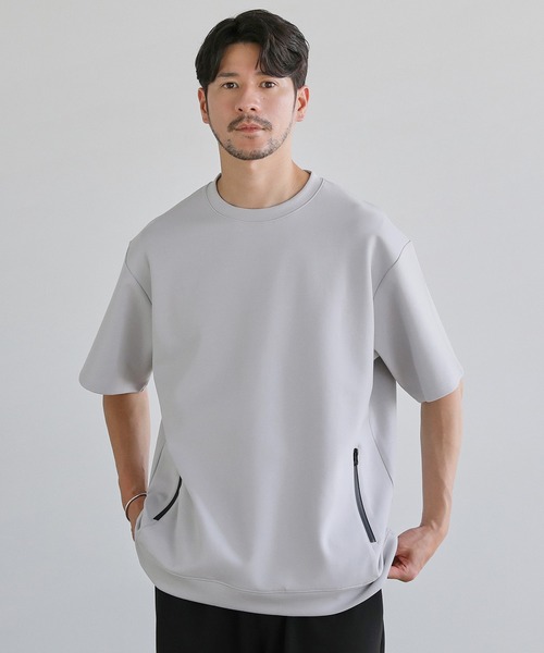 国内発 THOM BROWNE ホワイトコットン クルーネック半袖Tシャツ in ホワイト（白）系 THOM BROWNE(トムブラウン) Tシャツ
