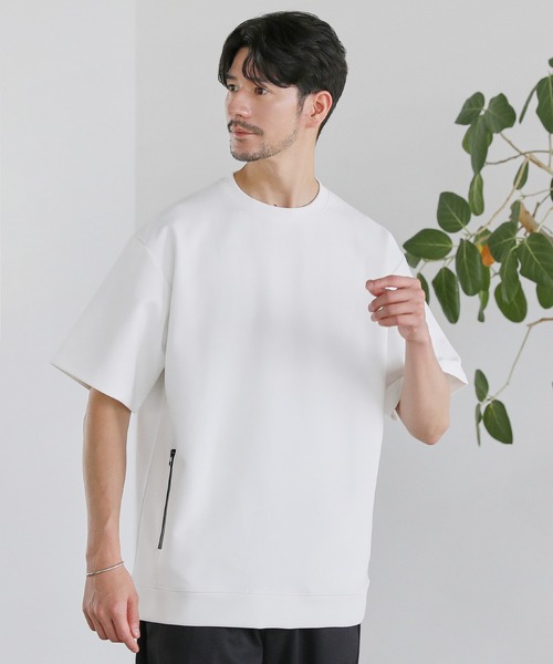 SPU tシャツ 「セットアップ対応」コットンポンチクルーネック