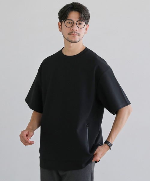 SPU tシャツ 「セットアップ対応」コットンポンチクルーネック
