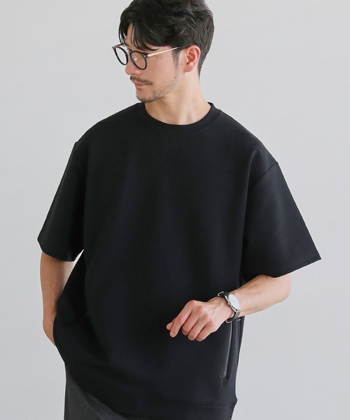 国内発 THOM BROWNE コットンポケットクルーネック半袖Tシャツ Made in U.S.A. クルーネック半袖ポケットTシャツ - ヘルス