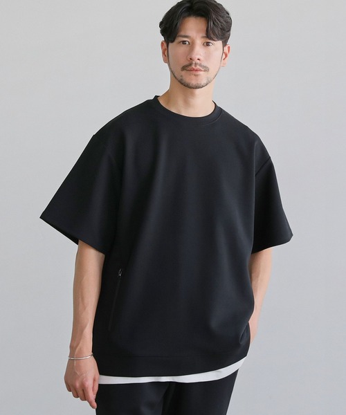 韓国人気 [POLO] ヘビーコットンクールネック半袖Tシャツ po10104-01.jpg