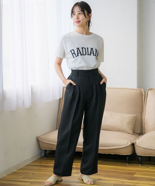 RETROGIRL（レトロガール） パンツ 麻ライクラフパンツ レディース