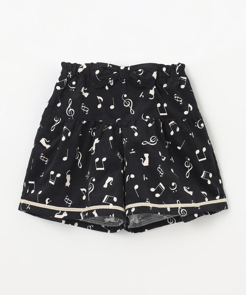 グランドホールセール パンツ FAM any 音符総柄キュロット 女の子 子供服 キッズ トップス