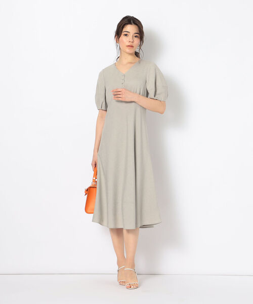 【新品&送料込】ノーリーズ/NOLLEYSワンピース 半袖 36 NOLLEY'S Sophi 「NOLLEY'S Sophi」 半袖ワンピース 36 ネイビー