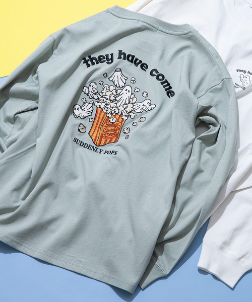 UNIT（NIXON） tシャツ 「UNIIT/ユニット」オバケ ポップコーン