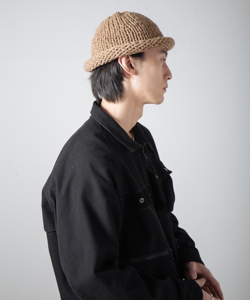 INDIETRO ASSOCIATION ニット帽 ニットキャップ Roll Knit Cap