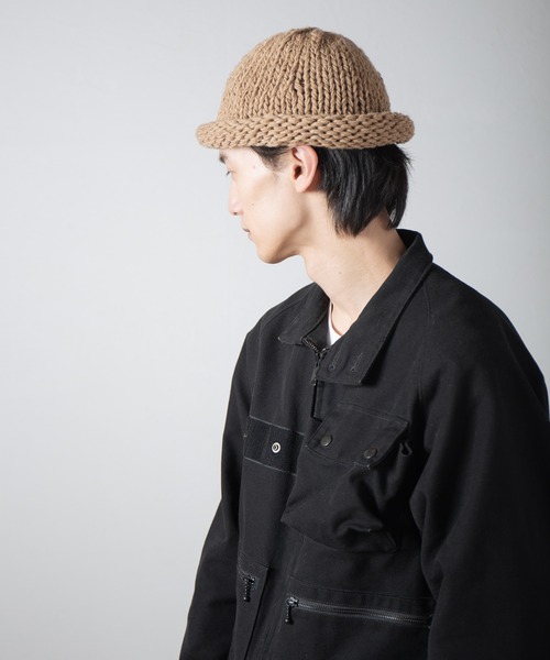 セール！レーベルアンダーコンストラクション　ニット帽 INDIETRO ASSOCIATION ニット帽 ニットキャップ Roll Knit Cap