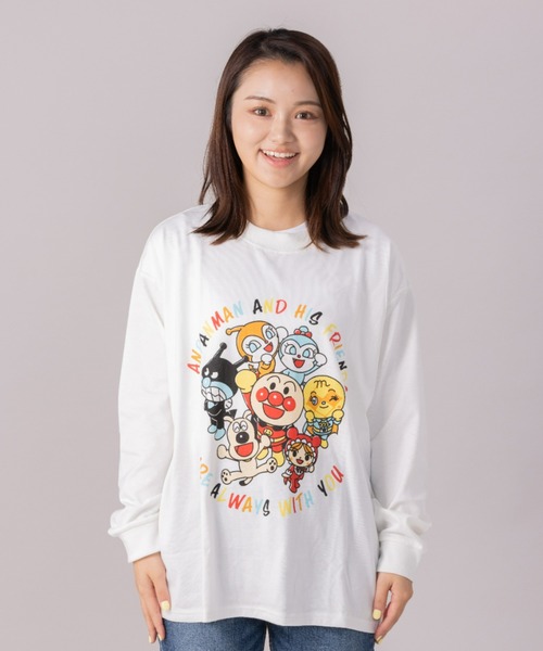tシャツ 見上げるなかまたち長袖Tシャツ 大人 レディース
