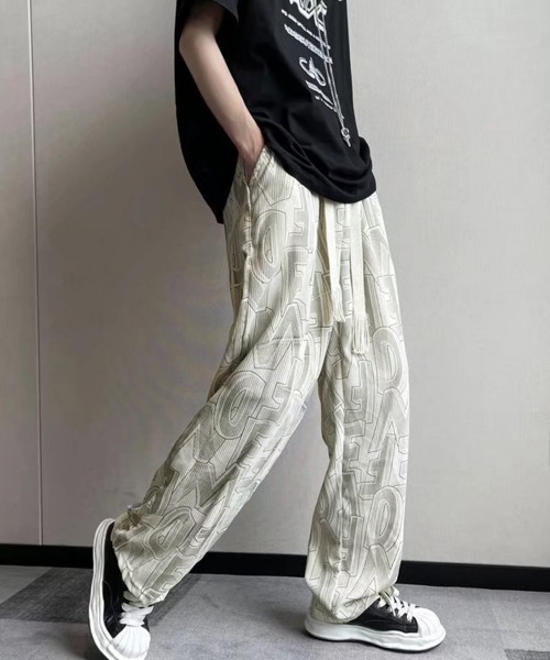 韓国 トレンド 人気 トレンド スラックス ワイドパンツ メンズ org.jpg