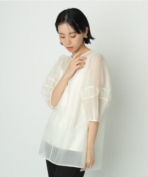 【新品タグ付き】♡カデュネふわふわトップス 白Mサイズ カデュネ cadune ふわふわトップス Mサイズ